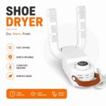 Portable Electric Shoe Dryer with Adjustable Temperature & Timer