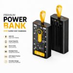 66W Fast Charging 20000mAh Portable Power Bank with Digital Display